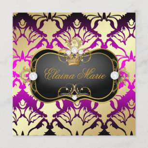 311 Jet Black Ciao Bella Pink Sass Sweet Sixteen Kaart