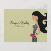 311-Joodse Briefkaart/Handtas Uitnodiging Briefkaart (Voorkant)