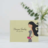 311-Joodse Briefkaart/Handtas Uitnodiging Briefkaart (Staand voorkant)