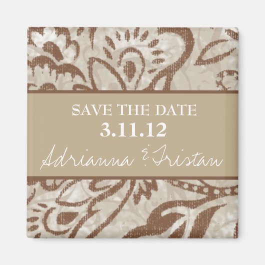 311- KAKI BEWAAR DE DATUM MAGNEET (Voorkant)