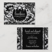 311-kant luxe - het Gestreepte MetaalGoud van Visitekaartje (Voorkant / Achterkant)