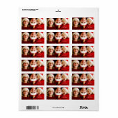 311 Kerst Foto Gift Labels (Full Sheet)
