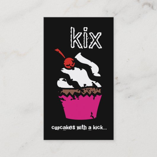 311 Kickin' Cupcake Visitekaartje (Voorkant)