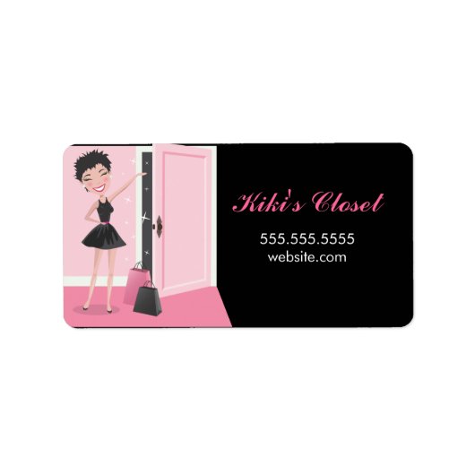 311 Kiki Cutie Open Deur Winkellabels Etiket (Voorkant)