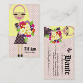 311 KILA-STROOM EN BUTTERFLY-INTERCHANGEABELE HAAR VISITEKAARTJE (Voorkant / Achterkant)