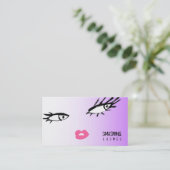 311 Kleurenas Damask Paarse Craze Visitekaartje (Staand voorkant)