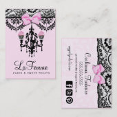 311 La Femme Cakes Pink Deux Visitekaartje (Voorkant / Achterkant)
