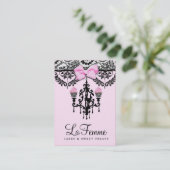 311 La Femme Cakes Pink Deux Visitekaartje (Staand voorkant)