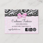 311 La Femme Cakes Pink Deux Visitekaartje (Achterkant)