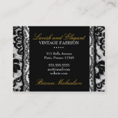 311 Lace de Luxe Ciao Bella Metallic Gold Visitekaartje (Achterkant)