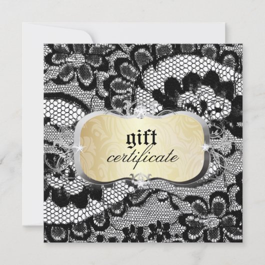 311 Lace De Luxe Gouden Cadeaubon (Voorkant)