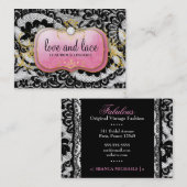 311 Lace de Luxe Lavish Pink Bord Visitekaartje (Voorkant / Achterkant)