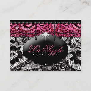 311 Lace de Luxe Pink Visitekaartje