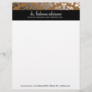 311 Ladonna Damask Bronze Custom Briefhoofd