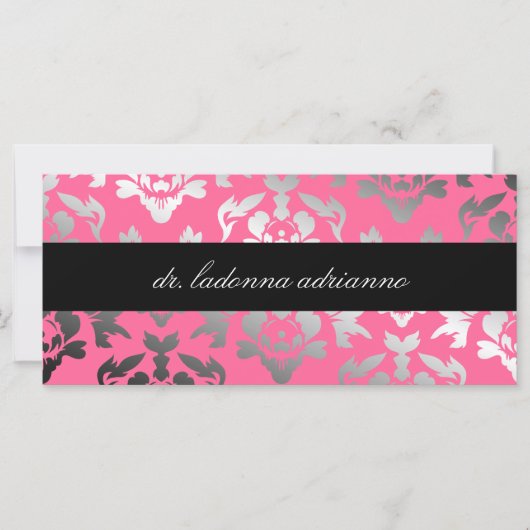 311 Ladonna Damask Roos Pink Rack (Voorkant)