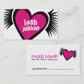 311-Lash Junkie Afsprakenkaartje (Voorkant / Achterkant)