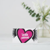 311-Lash Junkie Afsprakenkaartje (Staand voorkant)