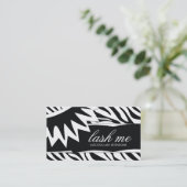 311-Lash me | Zebrastropen Visitekaartje (Staand voorkant)