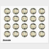 311 Lavish Buttercream Platter Zebra Stickers (Vel)