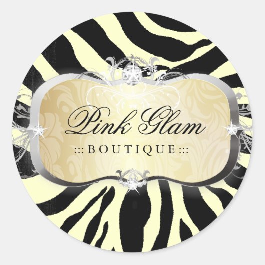 311 Lavish Buttercream Platter Zebra Stickers (Voorkant)