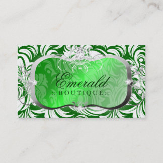 311 Lavish Emerald Platter | Zilver Visitekaartje
