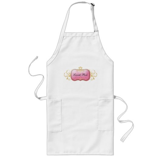 311-Lavish Pink | Apron Lang Schort (Voorkant)