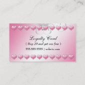 311 Lavish Pink Bord Silver 20 Loyalty Card (Achterkant)