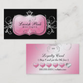311 Lavish Pink Bord Silver Loyalty Card (Voorkant / Achterkant)