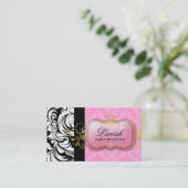 311 Lavish Pink Bord Visitekaartje (Staand voorkant)