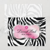 311 Lavish Pink Platter met Lipons Briefkaart (Voorkant / Achterkant)