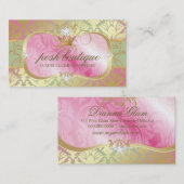 311 Lavish Pink Platter Shimmer Tiara Visitekaartje (Voorkant / Achterkant)