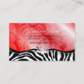 311 Lavish Rouge-bladertje | Zilver Visitekaartje (Achterkant)