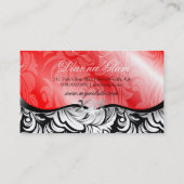 311-Lavish Rouge-knop | Zilver Visitekaartje (Achterkant)