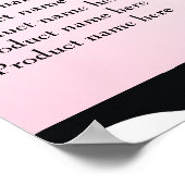 311-Lavish roze roze prijslijst voor Zebra Poster (Hoek)