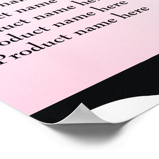 311-Lavish roze roze prijslijst voor Zebra Poster (Hoek)