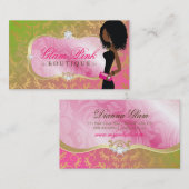 311-Lavish roze roze roze roze | Golden Divine Lol Visitekaartje (Voorkant / Achterkant)