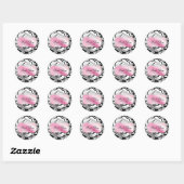 311 Lavish roze roze stickers (Vel)