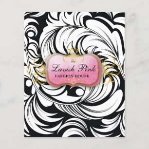 311-Lavish roze Volledige paginaflyer Flyer