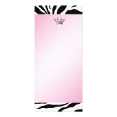 311 Lavish roze Zebra Reclamekaart (Achterkant)