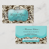 311 Lavish Topaz Brown & Cream Visitekaartje (Voorkant / Achterkant)