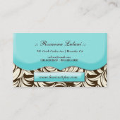 311 Lavish Topaz Brown & Cream Visitekaartje (Achterkant)