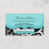 311 Lavish Topaz Diamond Leopard Visitekaartje (Achterkant)