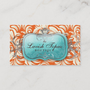 311 Lavish Topaz Sinaasappel & Cream Visitekaartje