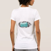 311-Lavish Topaz T-shirt | Zwart (Achterkant)