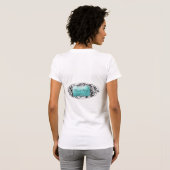 311-Lavish Topaz T-shirt | Zwart (Achterkant volledig)