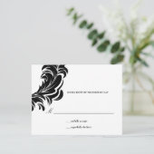 311-Lavishly Lainey Black RSVP Kaartje (Staand voorkant)