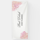 311 Le Pink Fleur Banner (Verticaal)