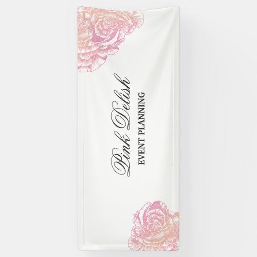 311 Le Pink Fleur Banner (Verticaal)