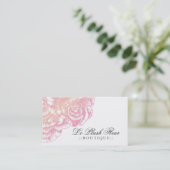 311-Le Plush Fleur - Creamy Pink Visitekaartje (Staand voorkant)