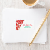 311-Le Plush Fleur - Rouge & Turquoise Etiket (Insitu)